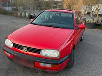 Gebraucht VW Golf III 75 PS (55 kW) 1996 Rot Kleinwagen