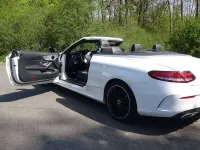 Gebraucht Mercedes C220 AMG line 194 PS (142 kW) 2020 Weiß Cabrio