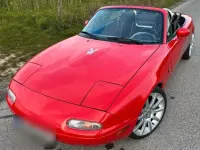 Gebraucht Mazda MX5 106 PS (77 kW) 1990 Rot Cabrio