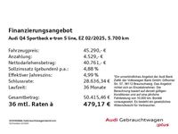 Gebraucht Audi Q4 e-tron S-Line 210 kW (286 PS) 2025 Gletscherweiß metallic SUV