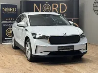 Gebraucht Skoda Enyaq iV Loft 150 kW (204 PS) 2022 Moon weiß metallic (metallic) SUV