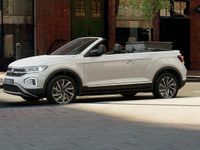 Gebraucht VW T-Roc Cabriolet 150 PS (110 kW) 2026 Pure white uni schwarz Cabrio