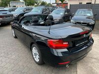 Gebraucht BMW 218 150 PS (110 kW) 2015 Saphirschwarz (metallic) Cabrio