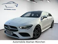Gebraucht Mercedes CLA200 AMG line 150 PS (110 kW) 2021 Weiß Coupé