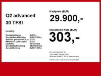 Gebraucht Audi Q2 Advanced Plus 116 PS (85 kW) 2025 Silber SUV