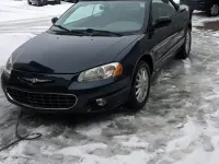 Begagnad Chrysler Sebring Cabriolet 200 HK (147 kW) 2002 Svart Cab