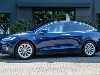 Usado Tesla Model X Performance 450 kW (612 CV) 2019 Azul SUV