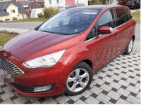 Gebraucht Ford Grand C-Max Titanium 125 PS (91 kW) 2016 Rot Van / Kleinbus