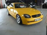Gebraucht Mercedes SLK200 136 PS (100 kW) 1998 Gelb Cabrio