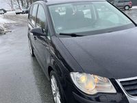 Gebraucht VW Touran Conceptline 140 PS (102 kW) 2008 Schwarz Van / Kleinbus