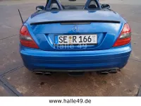 Gebraucht Mercedes SLK55 AMG AMG 360 PS (264 kW) 2007 Blau Cabrio