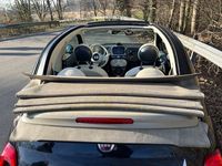 Second-hand Fiat 500C Lounge 69 CP (50 kW) 2017 Negru Cabrio