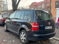 Gebraucht VW Touran 110 PS (80 kW) 2008 Schwarz Van / Kleinbus