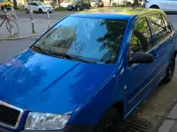 Gebraucht Skoda Fabia 2008 Blau Kleinwagen