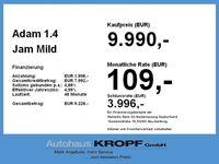 Gebraucht Opel Adam Jam 87 PS (63 kW) 2017 Kobalt blau/vertigo blau Kleinwagen