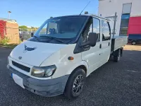 Gebraucht Ford Transit 125 PS (91 kW) 2002 Weiß Van / Kleinbus