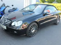 Gebraucht Mercedes CLK350 Sport 272 PS (200 kW) 2006 Obsidianschwarz  metalliclack Cabrio