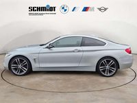 Gebraucht BMW 420 Sport Line 190 PS (139 kW) 2015 Glaciersilber metallic Coupé