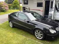 Gebraucht Mercedes CL160 122 PS (89 kW) 2005 Schwarz Coupé