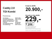 Gebraucht VW Caddy Basis 102 PS (75 kW) 2022 Rot Van / Kleinbus