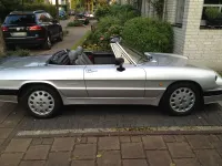 Gebraucht Alfa Romeo Spider Quadrifoglio 121 PS (88 kW) 1987 Silber Cabrio