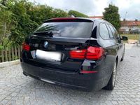 gebraucht BMW 530 d xDrive 530 schwarz Touring Navi Leder Anhängerkupplung