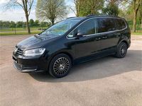 Gebraucht VW Sharan 150 PS (110 kW) 2016 Schwarz Van / Kleinbus