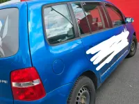 Gebraucht VW Touran 2003 Blau Van / Kleinbus