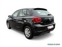 Gebraucht VW Polo Trendline 80 PS (58 kW) 2019 Schwarz Kleinwagen