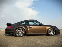 Gebraucht Porsche 997 Turbo 480 PS (353 kW) 2008 Macadamiametallic Coupé