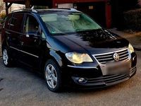 Gebraucht VW Touran 140 PS (102 kW) 2008 Schwarz Van / Kleinbus