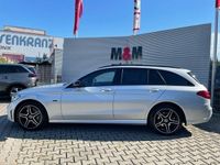 Gebraucht Mercedes C300e AMG line 194 PS (142 kW) 2019 Iridiumsilber Kombi