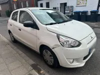 Gebraucht Mitsubishi Space Star 71 PS (52 kW) 2015 Weiß Kleinwagen