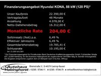 gebraucht Hyundai Kona 1.0 T-GDI DCT Trend Edition Kamera LED Shz Climatr