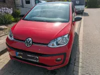 Gebraucht VW cross up! 75 PS (55 kW) 2019 Rot Kleinwagen