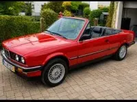 Brugt BMW 325 170 HK (125 kW) 1987 Sort Cabriolet