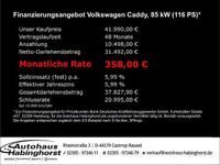 Gebraucht VW Caddy Maxi Comfortline 116 PS (85 kW) 2022 Schwarz Van / Kleinbus