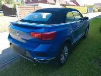 Gebraucht VW T-Roc Cabriolet 110 PS (80 kW) 2021 Blau Cabrio