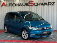 Gebraucht VW Touran Sound 150 PS (110 kW) 2017 Caribbean blue metallic Van / Kleinbus