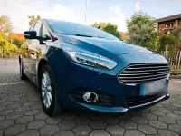 Gebraucht Ford S-MAX Titanium 179 PS (131 kW) 2017 Blau Van / Kleinbus