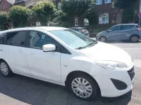Gebraucht Mazda 5 Edition 150 PS (110 kW) 2012 Weiß Van / Kleinbus