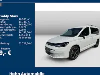 Neu VW Caddy Maxi 122 PS (89 kW) 2026 Weiß Van / Kleinbus