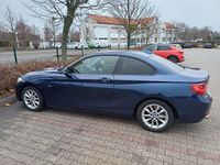 Gebraucht BMW 220 Luxury Line 190 PS (139 kW) 2015 Blau Coupé