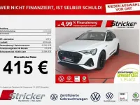 Gebraucht Audi e-tron S-Line 300 kW (408 PS) 2022 Gletscherweiß metallic SUV