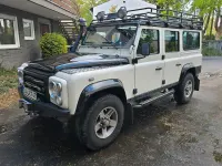 Gebraucht Land Rover Defender 122 PS (89 kW) 2009 Weiß Kombi