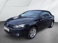 Gebraucht VW Golf Cabriolet LOUNGE 125 PS (91 kW) 2015 Open sea blue metallic Cabrio