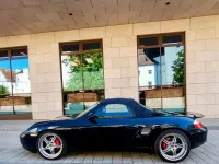 Gebraucht Porsche Boxster 220 PS (161 kW) 2000 Blau Cabrio