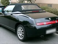 Gebraucht Alfa Romeo Spider 150 PS (110 kW) 1998 Schwarz Cabrio