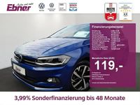 Gebraucht VW Polo Highline 110 PS (80 kW) 2021 Reef blue (metallic) Kleinwagen