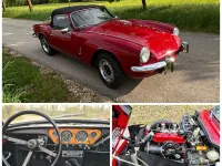 Gebraucht Triumph Spitfire 70 PS (51 kW) 1970 Rot Cabrio